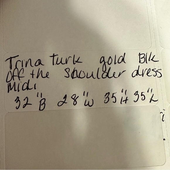 Trina Turk Sumire Off The Shoulder Jacquard Sheath Dress Black Gold size 6 - Picture 8 of 13